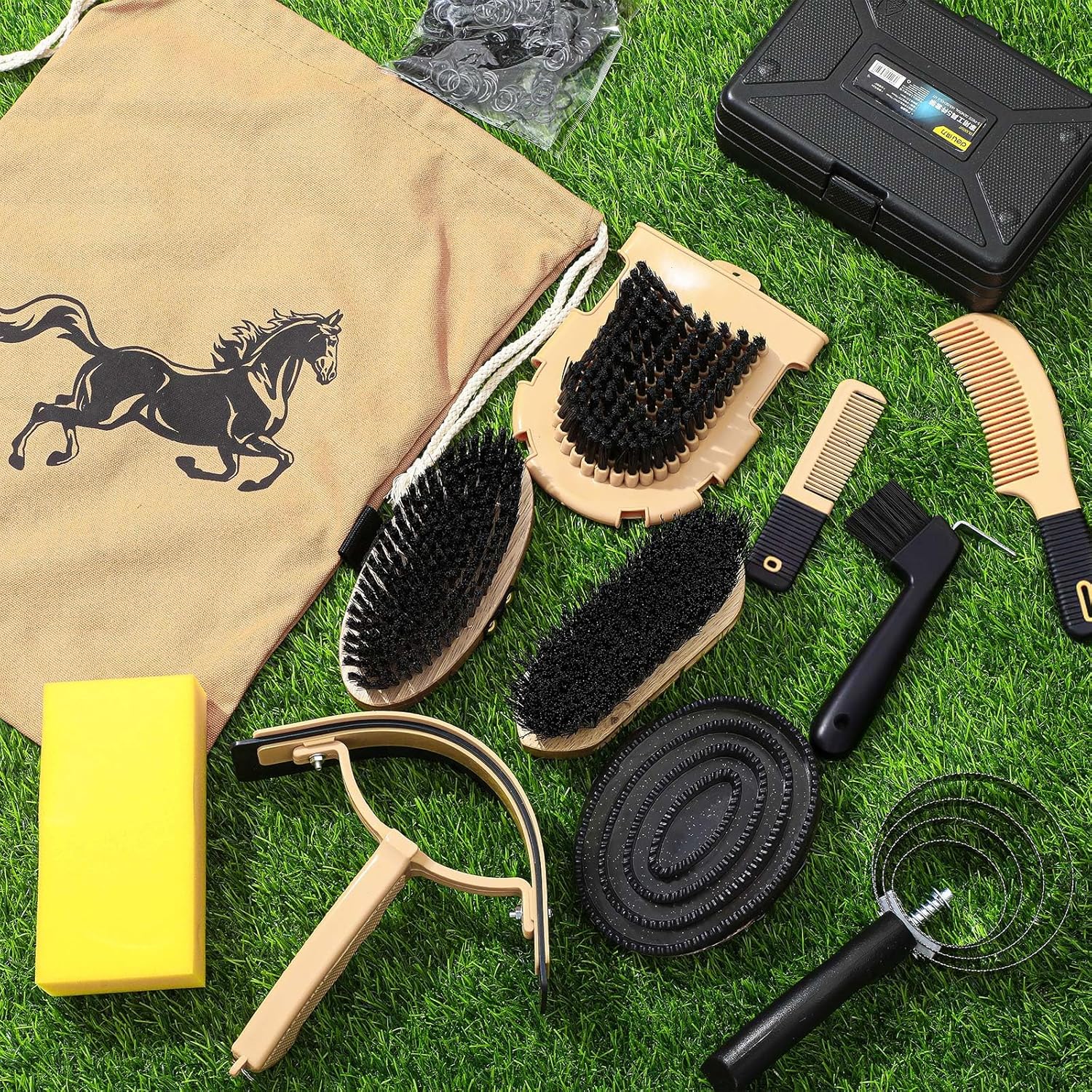 Abbylike Horse Grooming Kit Racing Festival