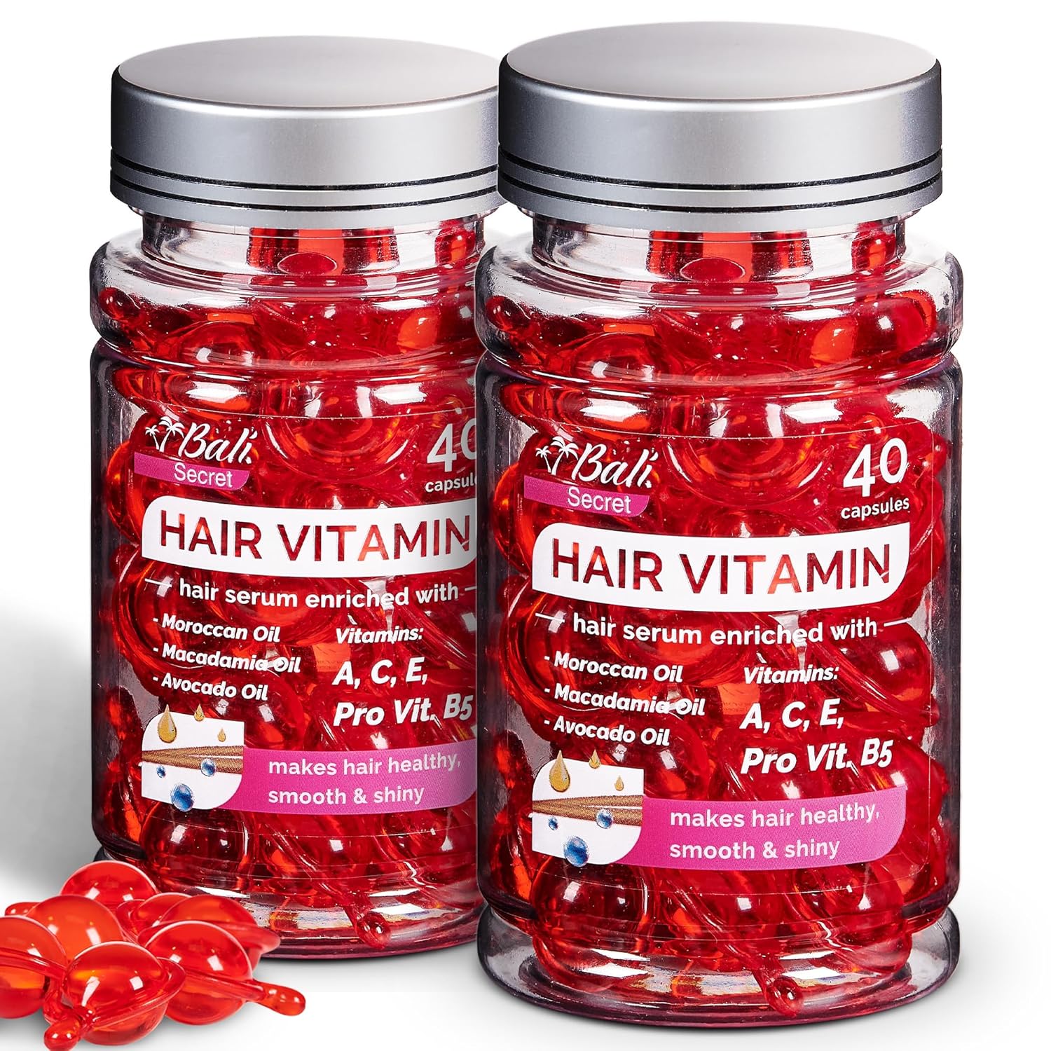 Hussell Hair Serum Capsules with Argan