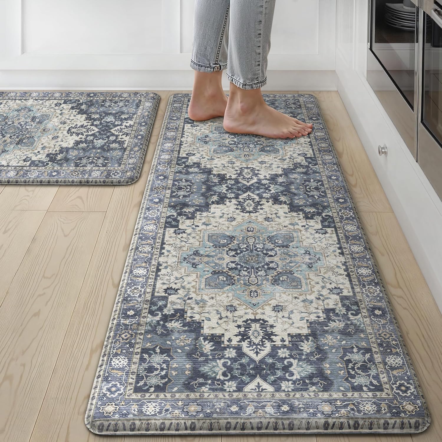GENIMO Kitchen Mats for Floor 2PCs