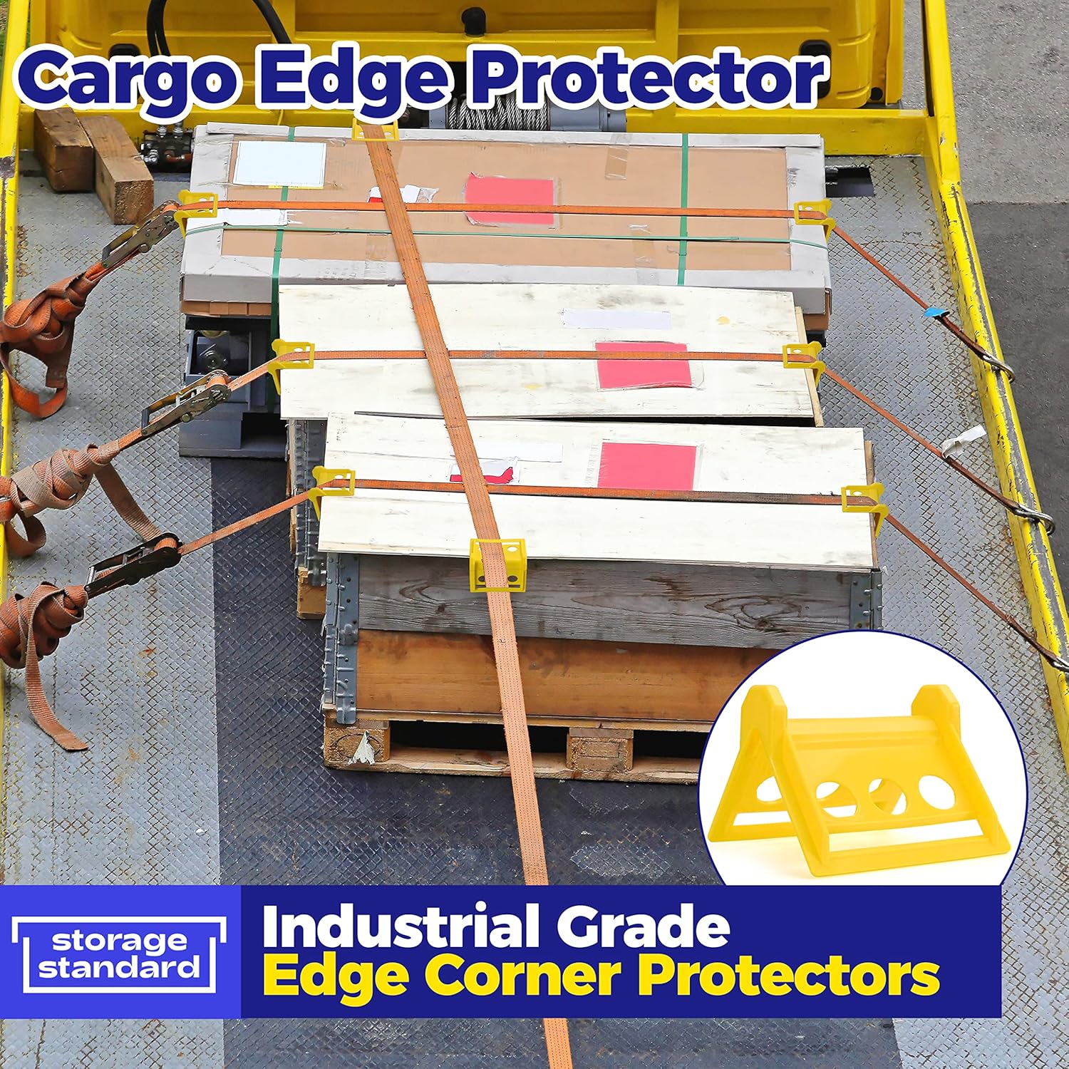 Heavy Duty Cargo Edge Guards with Case