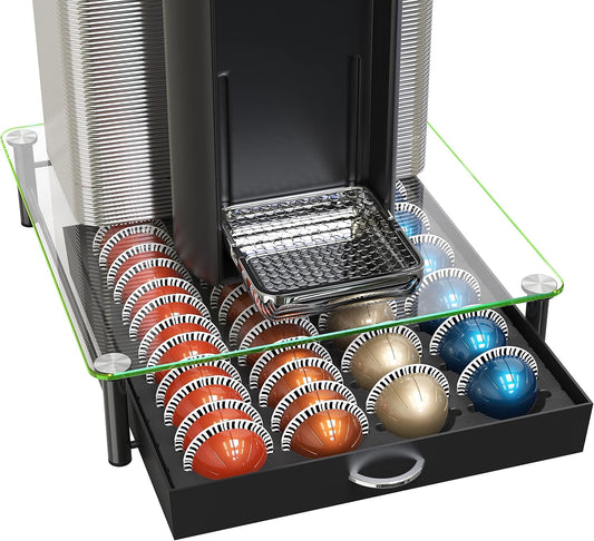 DecoBrothers Crystal Glass Nespresso Pod Holder