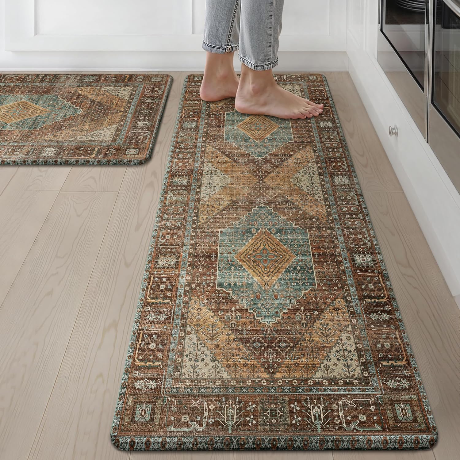 GENIMO Kitchen Mats for Floor 2PCs