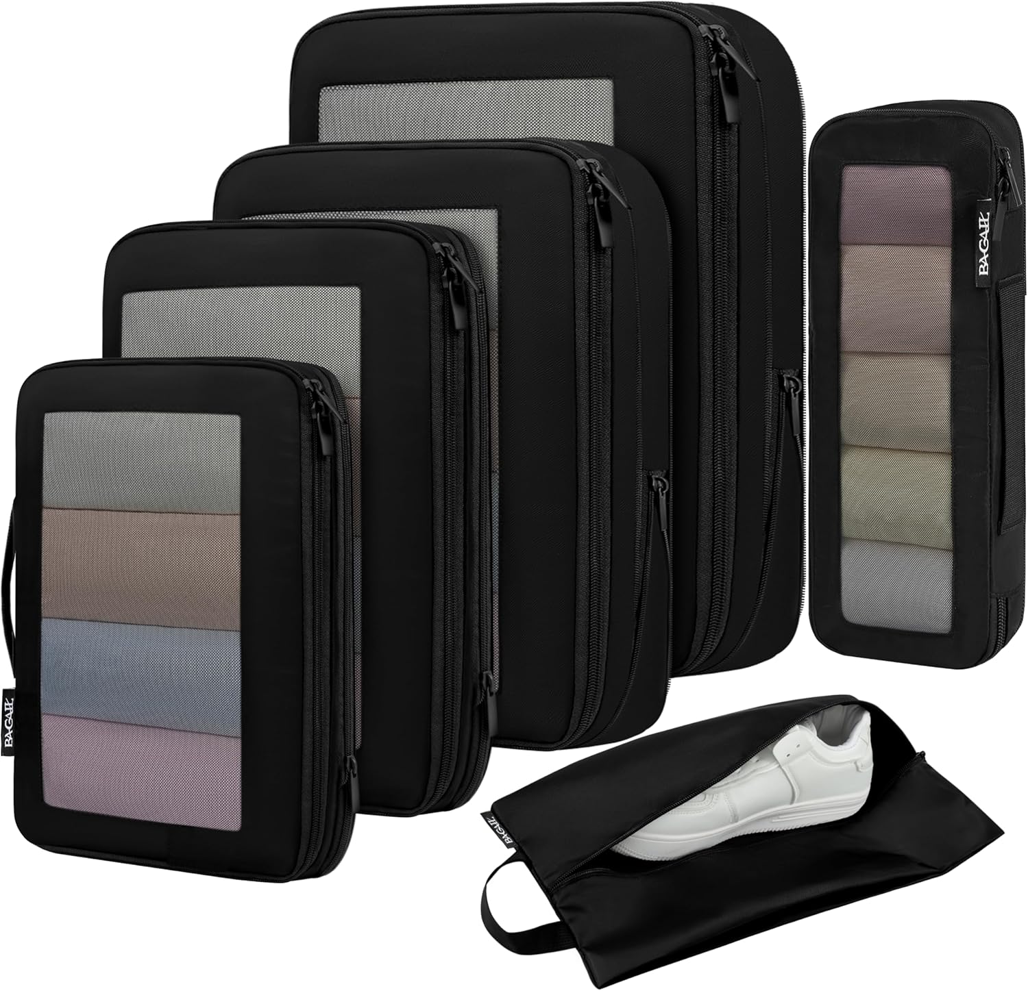 BAGAIL Compression Packing Cubes Travel Organizers