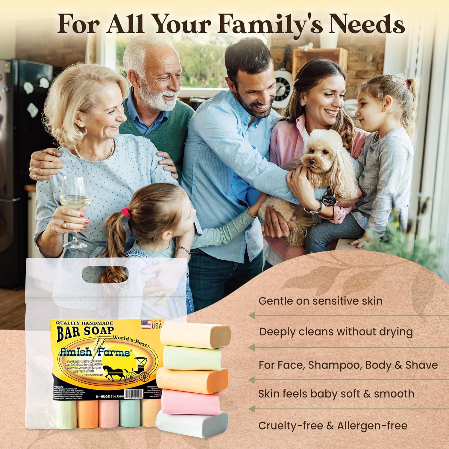 Amish Farms Natural Soap Bars