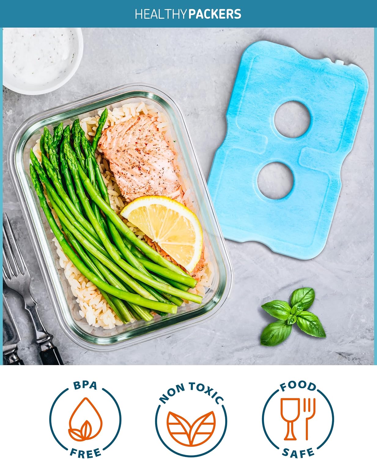 Healthy Packers Ice Packs – Reusable Cooler