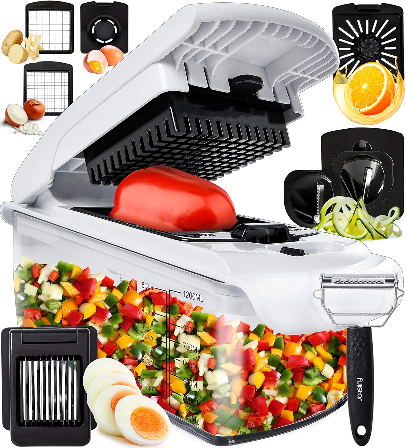 Fullstar Pro Vegetable Chopper & Spiralizer
