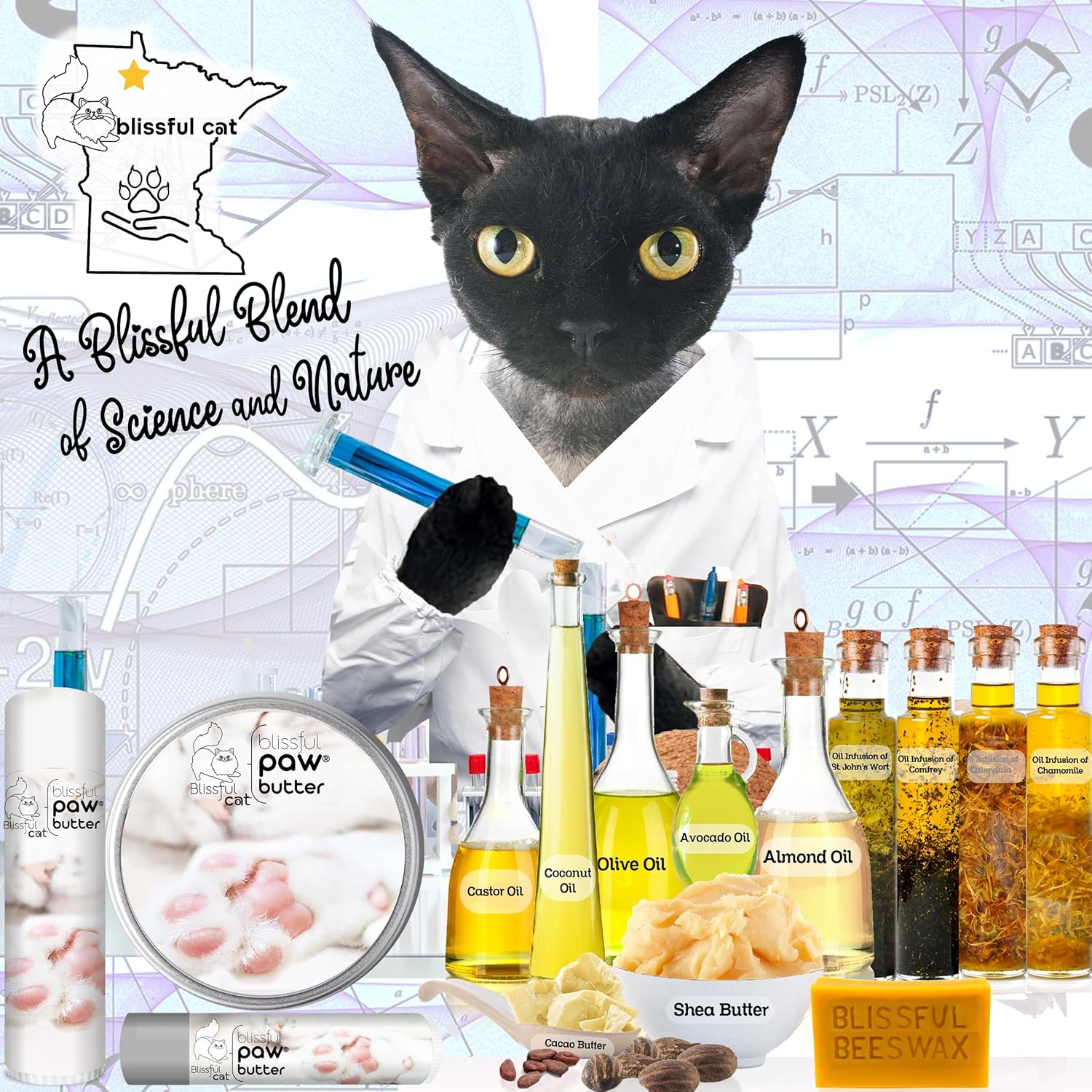The Blissful Cat Paw Butter Moisturizer for Dry Paw Pads