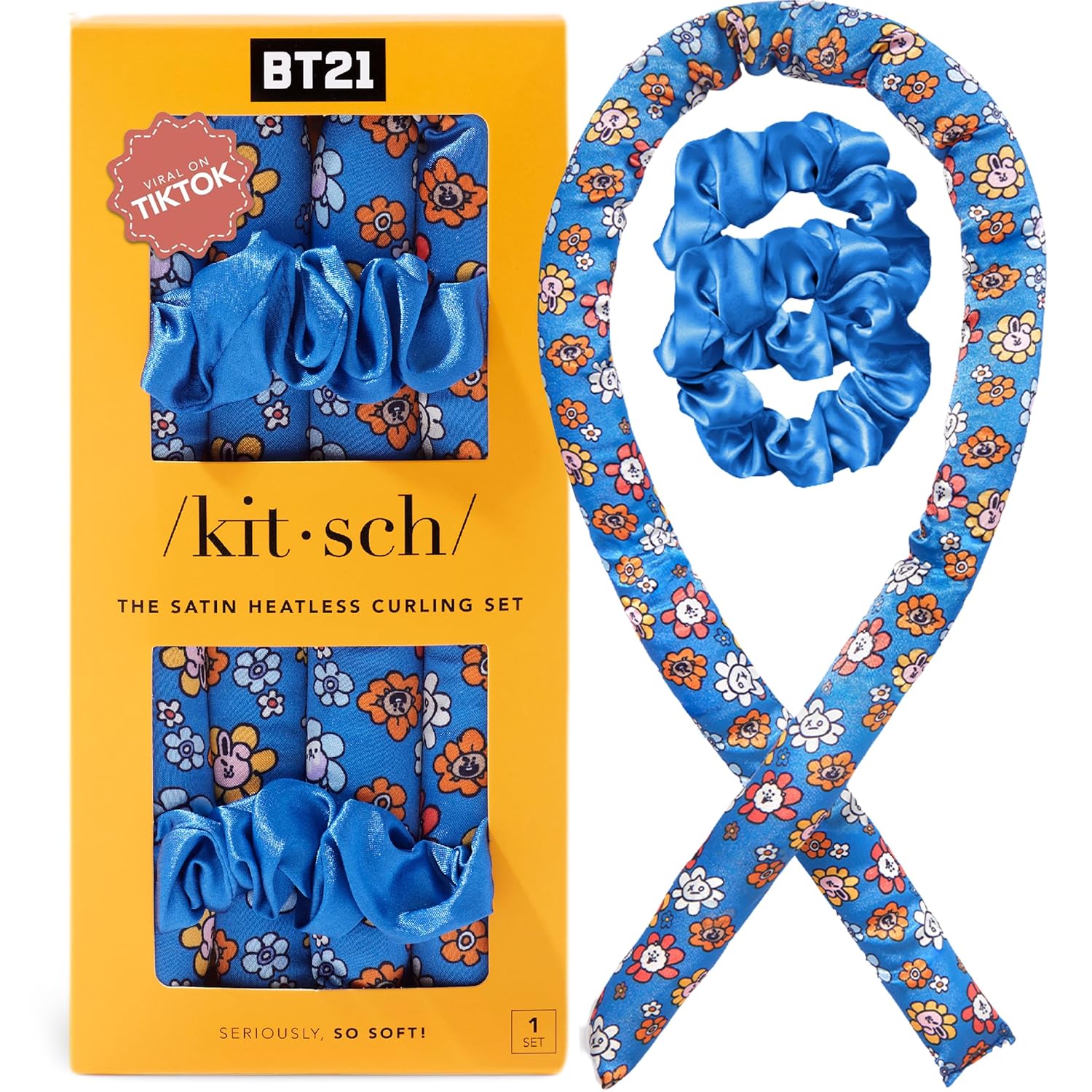 Kitsch Satin Heatless Curling Set