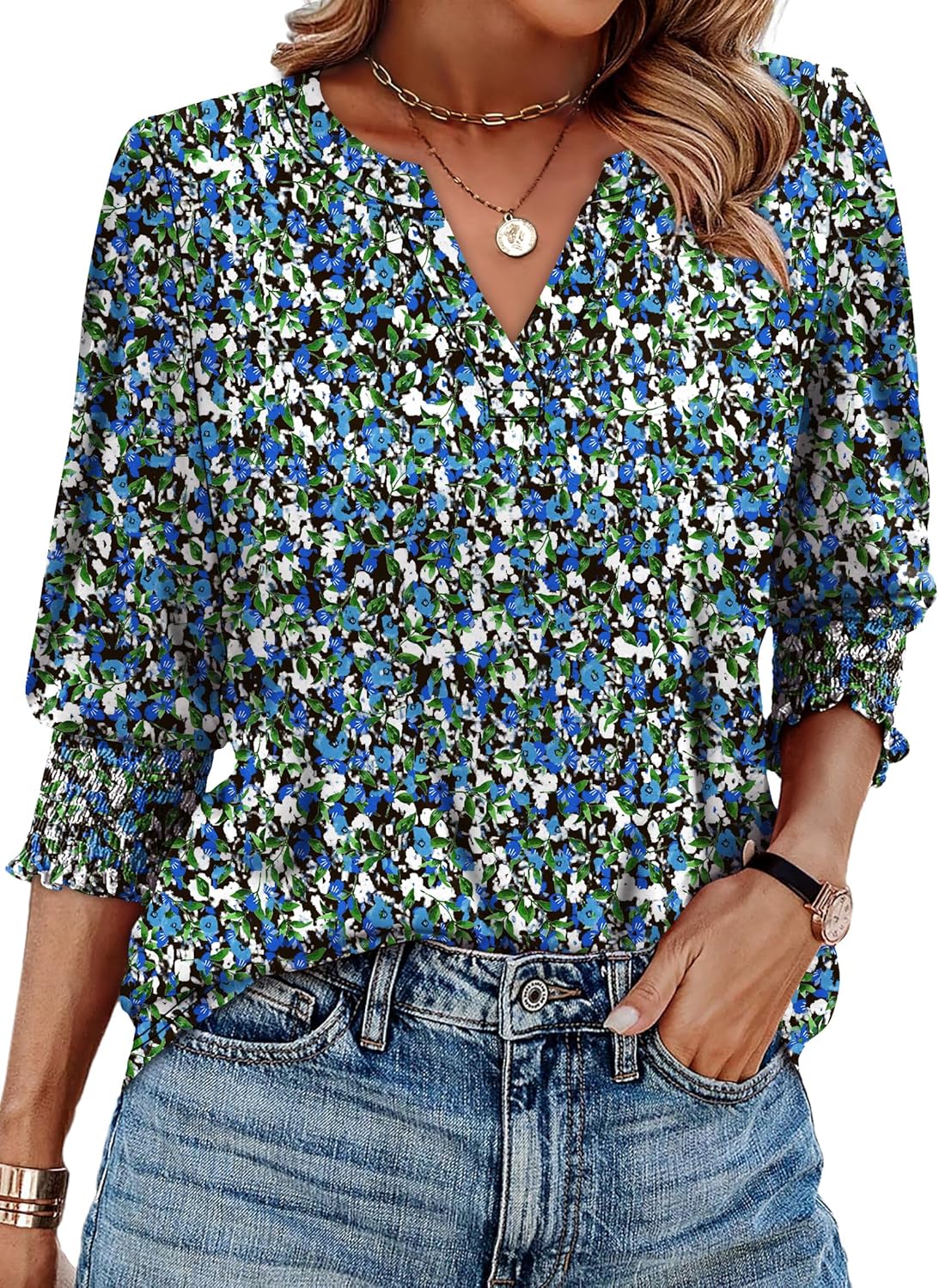 Trendy Summer Fall Blouse for Women