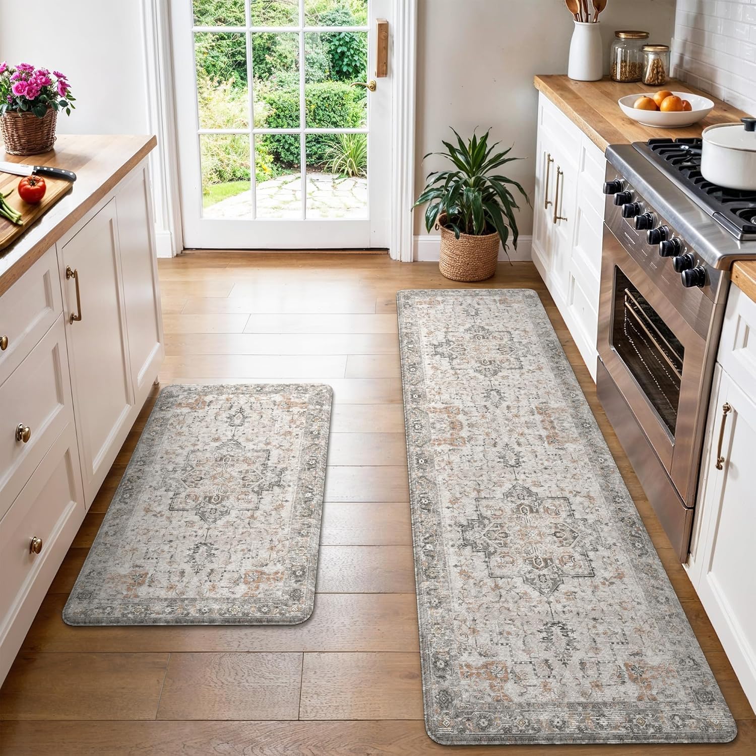 GENIMO Kitchen Mats for Floor 2PCs