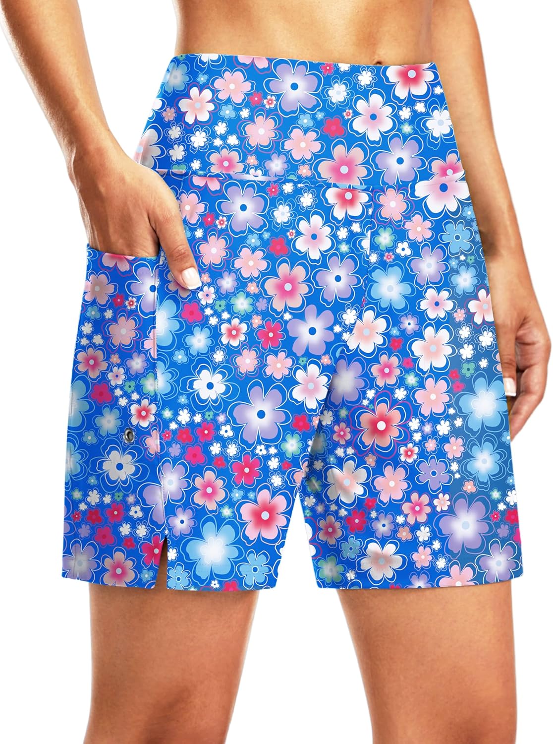 Women’s Swim Board Shorts with Liner Pockets