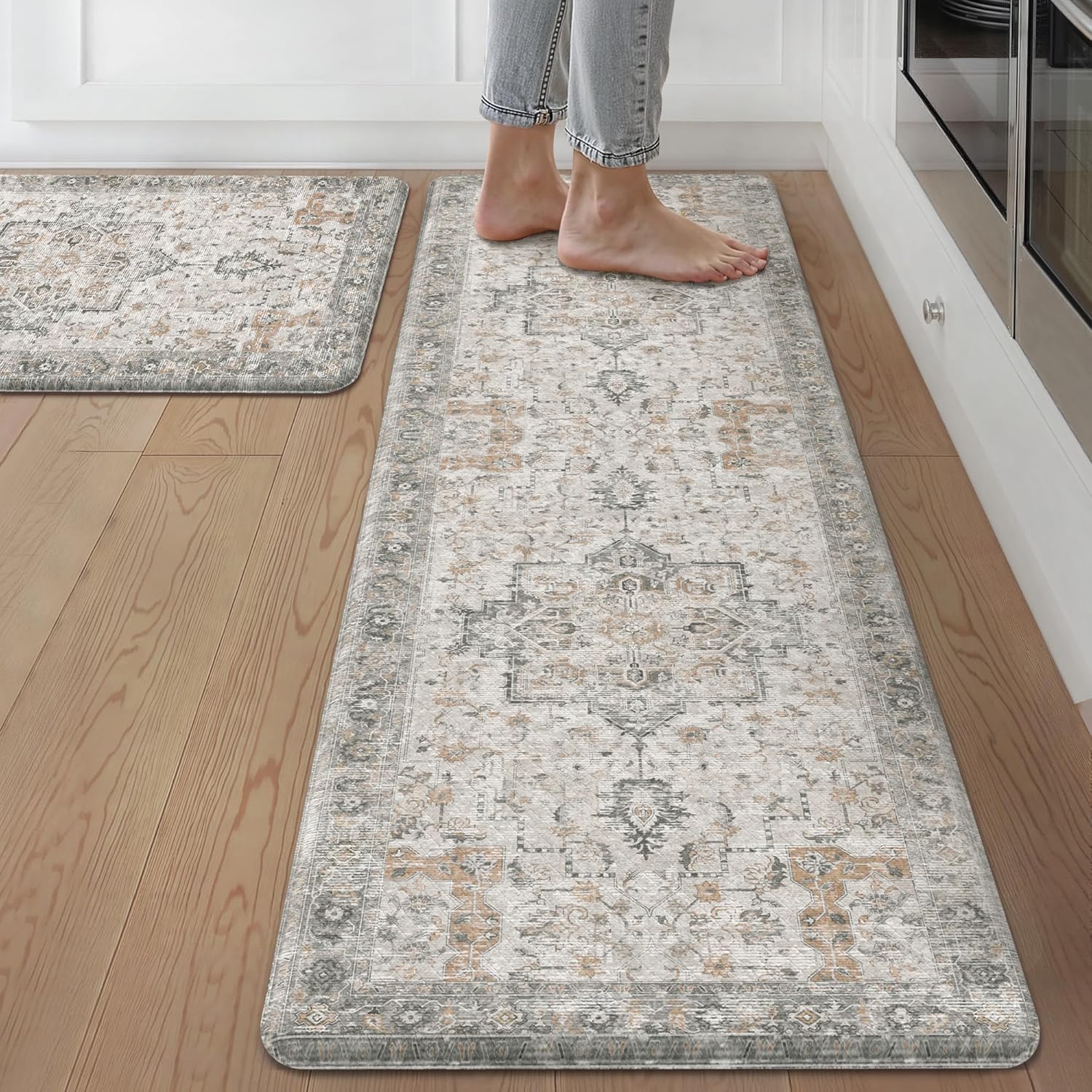 GENIMO Kitchen Mats for Floor 2PCs