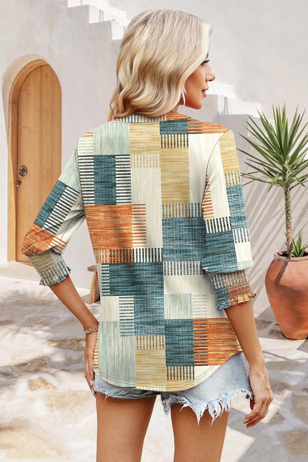 Trendy Summer Fall Blouse for Women