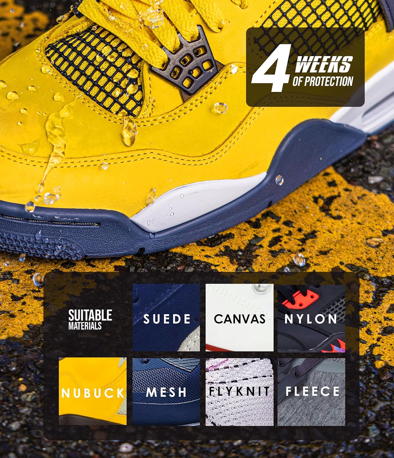 Shoe Protector Spray Waterproof for Sneakers