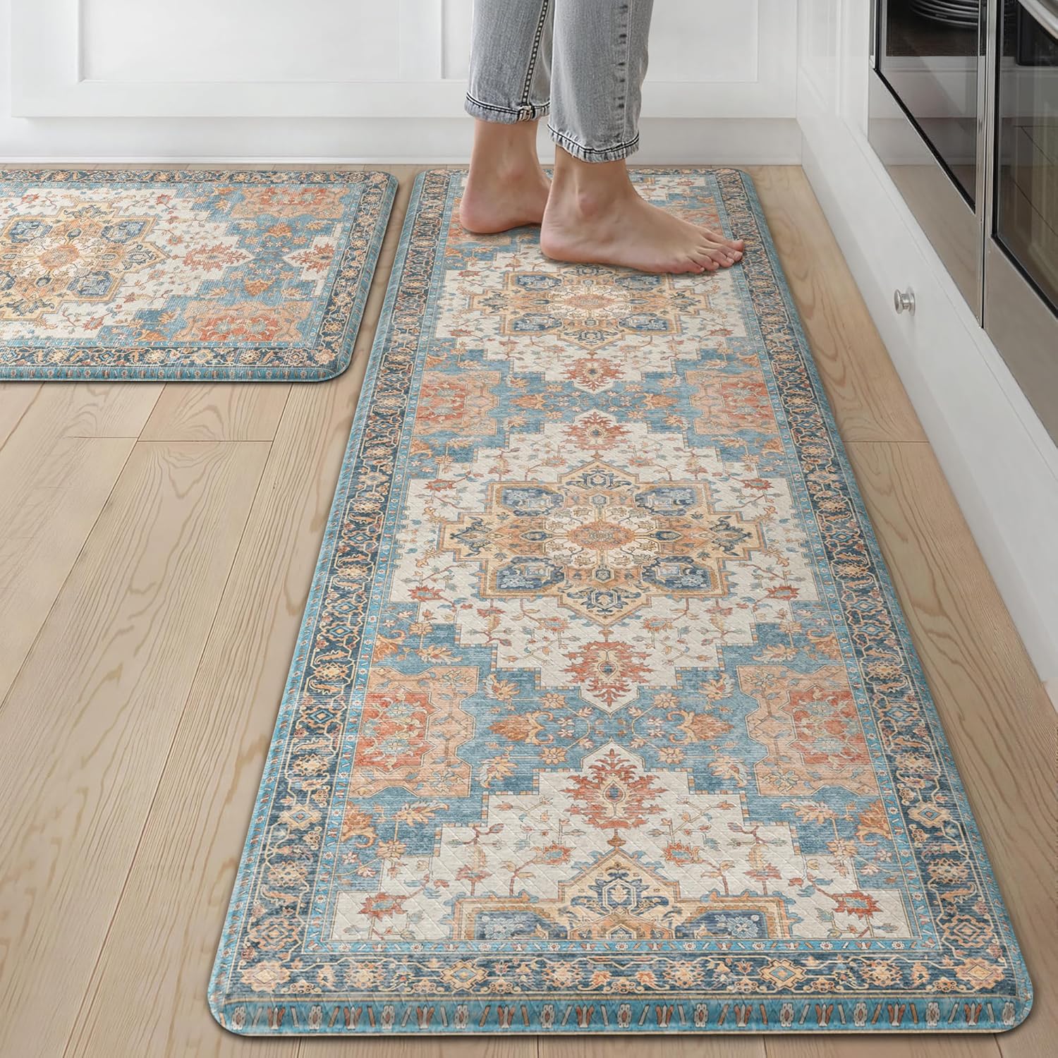 GENIMO Kitchen Mats for Floor 2PCs