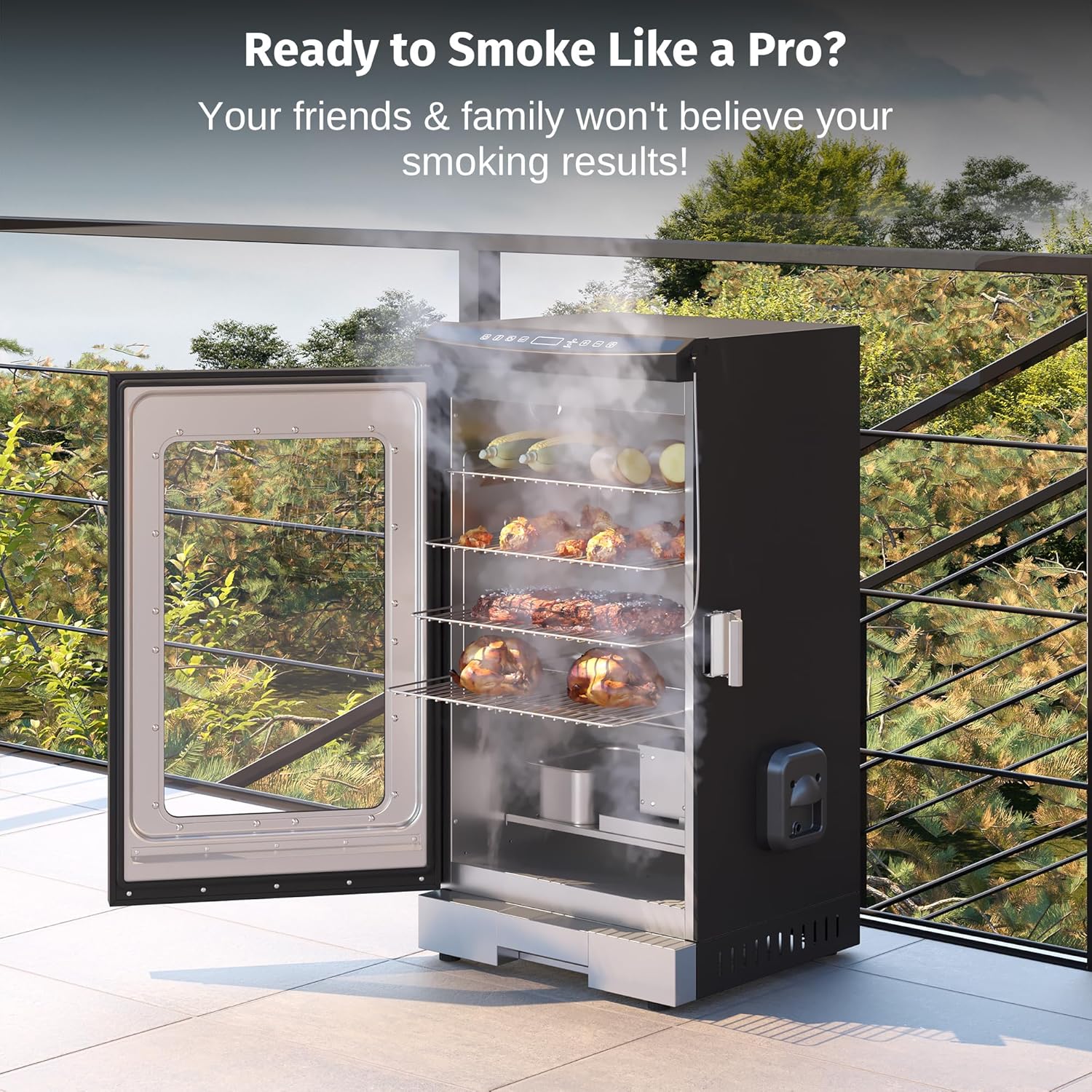 EAST OAK 30" Electric Smoker for Outdoors
