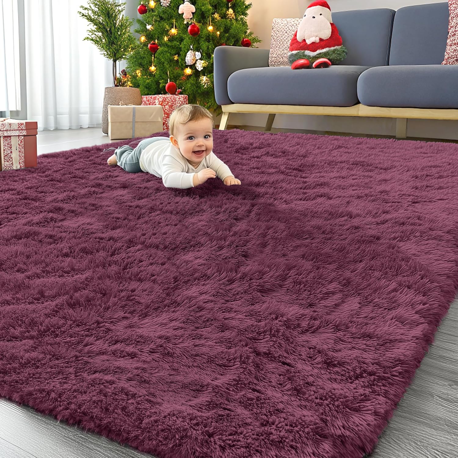 OLANLY Area Rugs for Living Room Bedroom