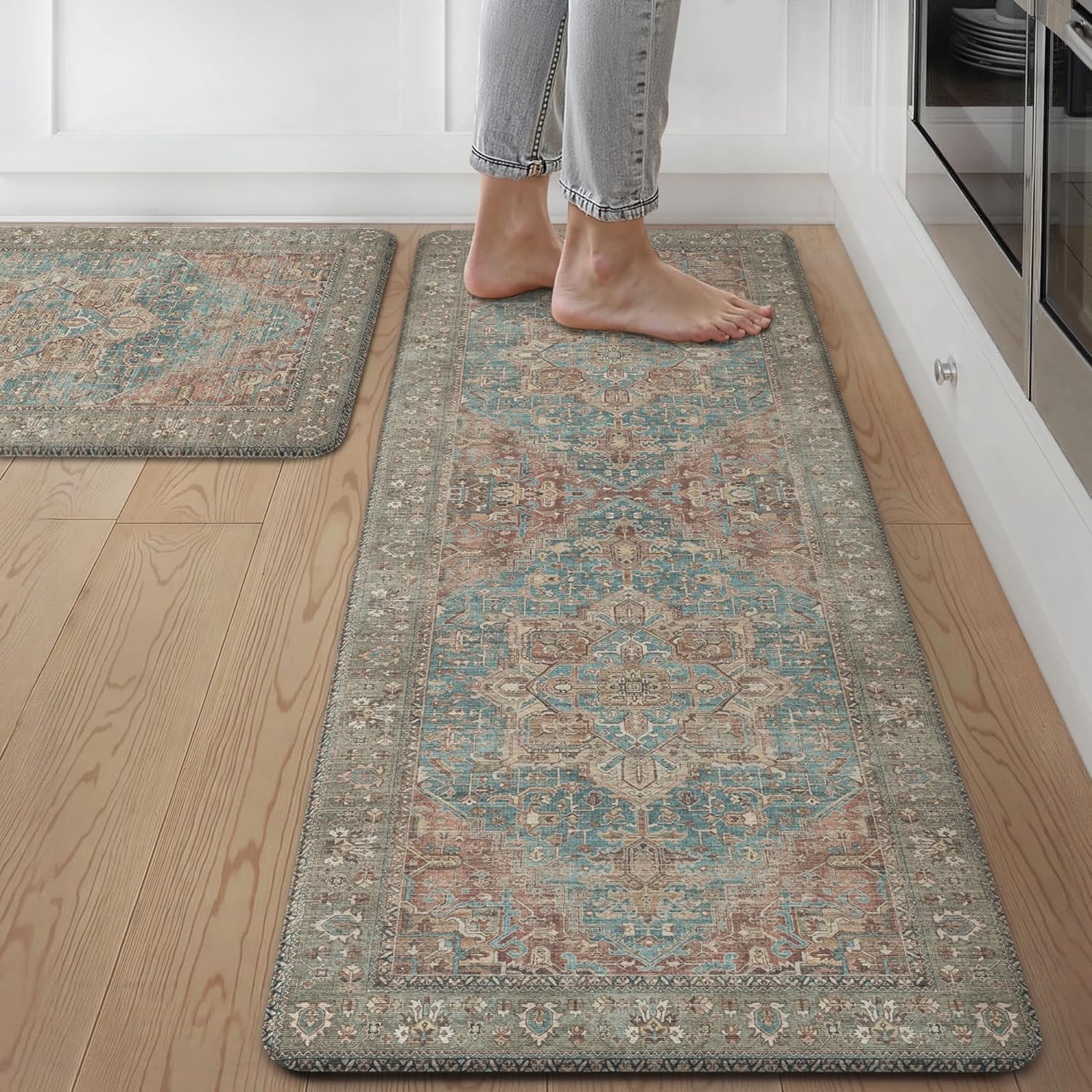 GENIMO Kitchen Mats for Floor 2PCs