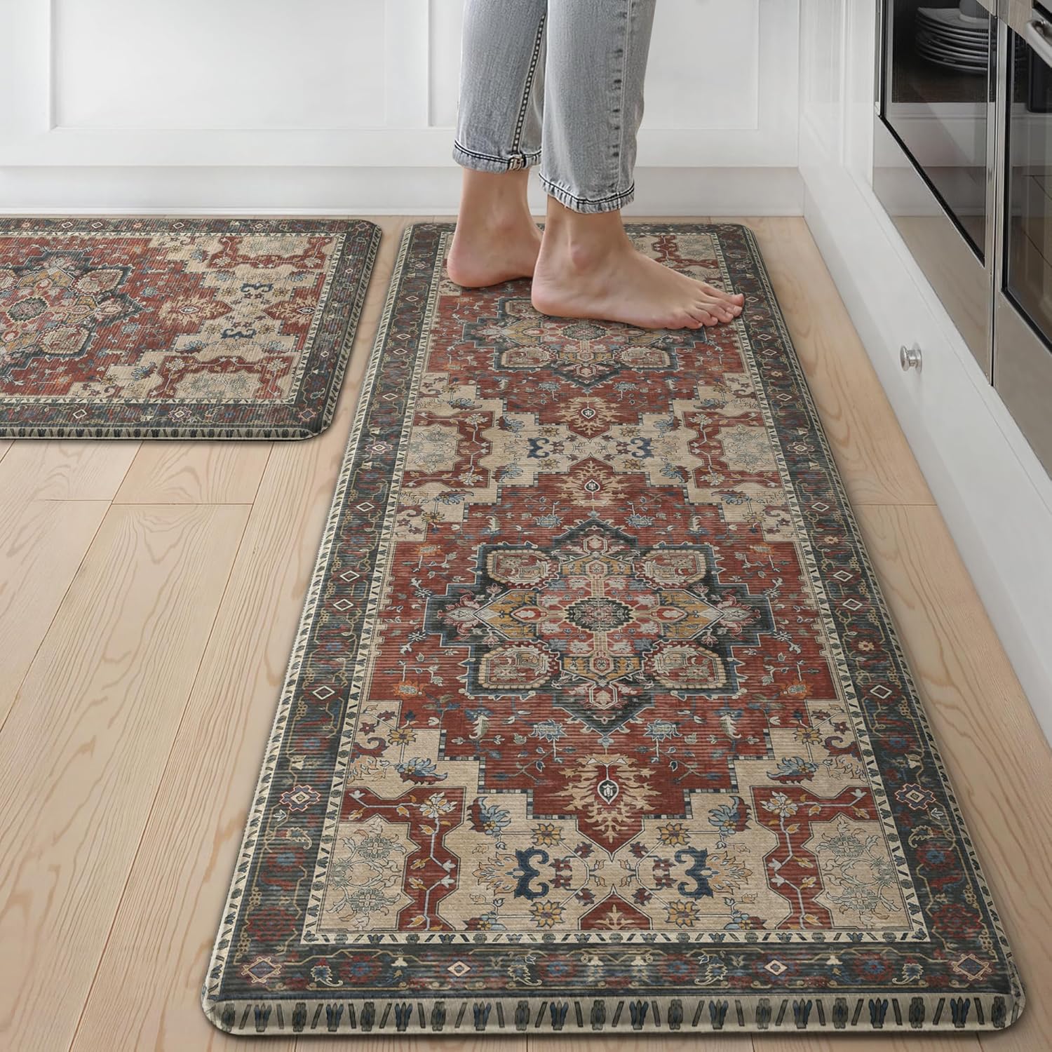 GENIMO Kitchen Mats for Floor 2PCs