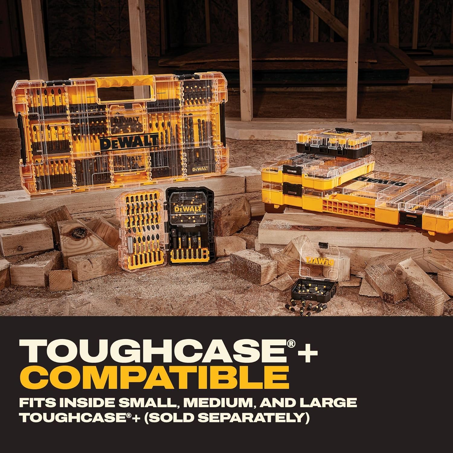 DEWALT 18 pc. Compact Magnetic Drive Guide Set