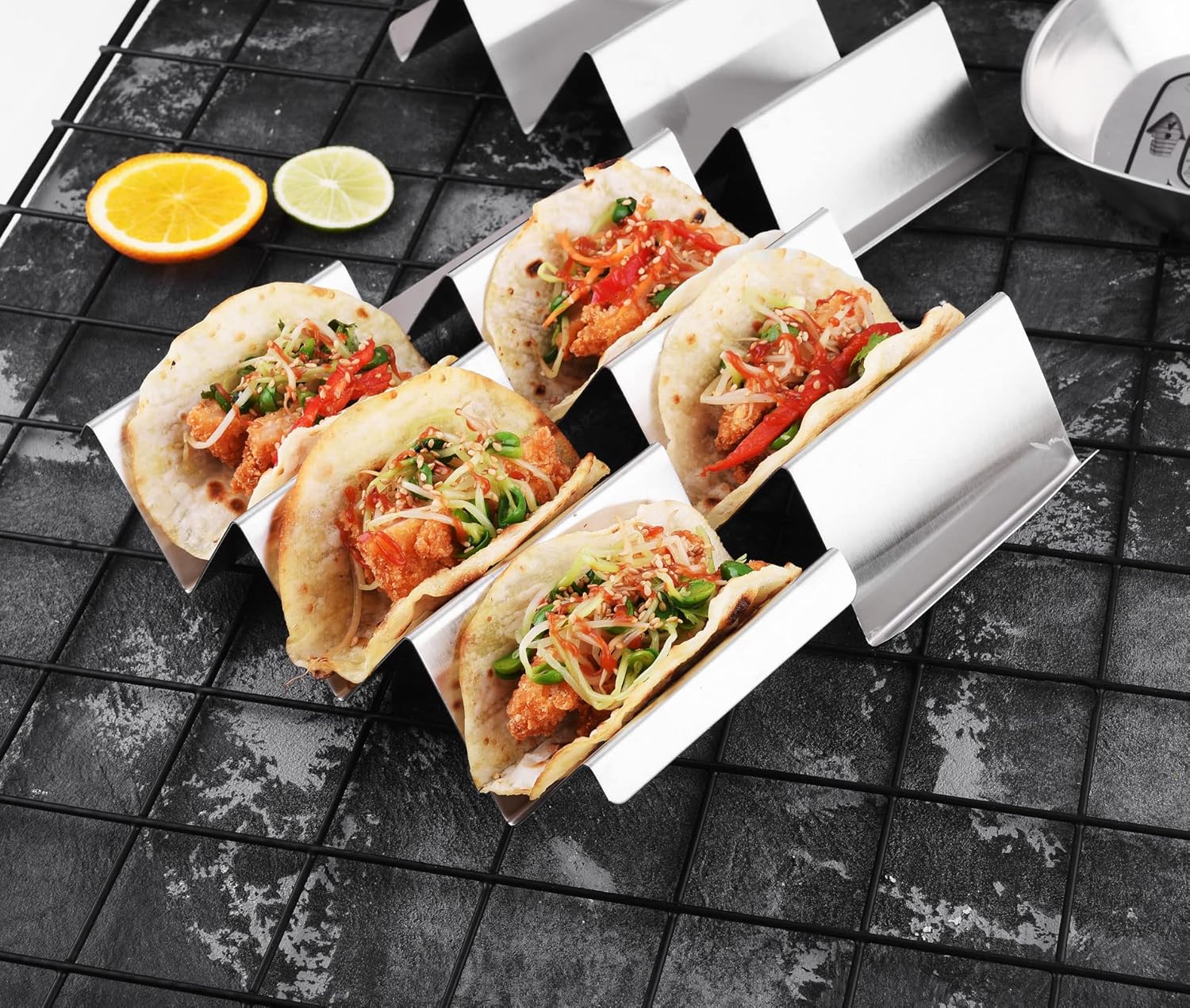Taco Holders Stainless Steel Taco Stand Rack
