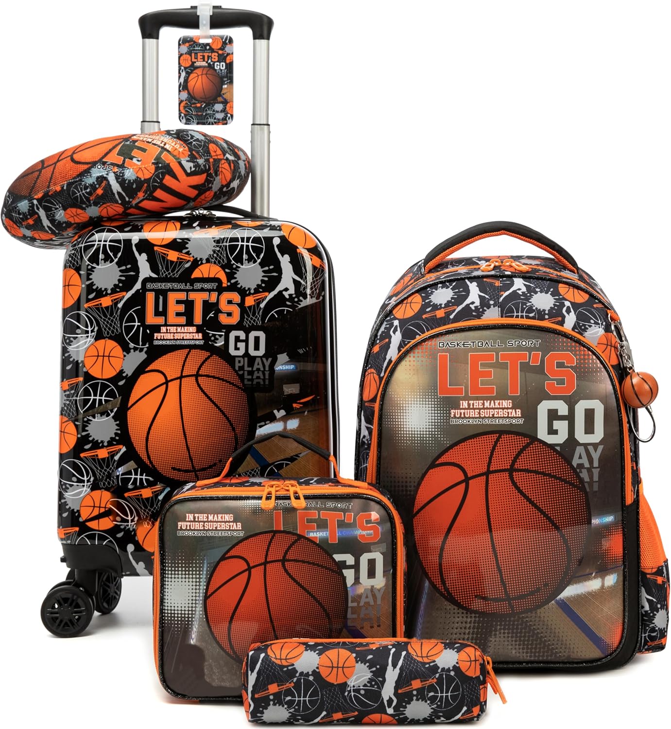 Kid’s Luggage Set 5 Piece Suitcase Set