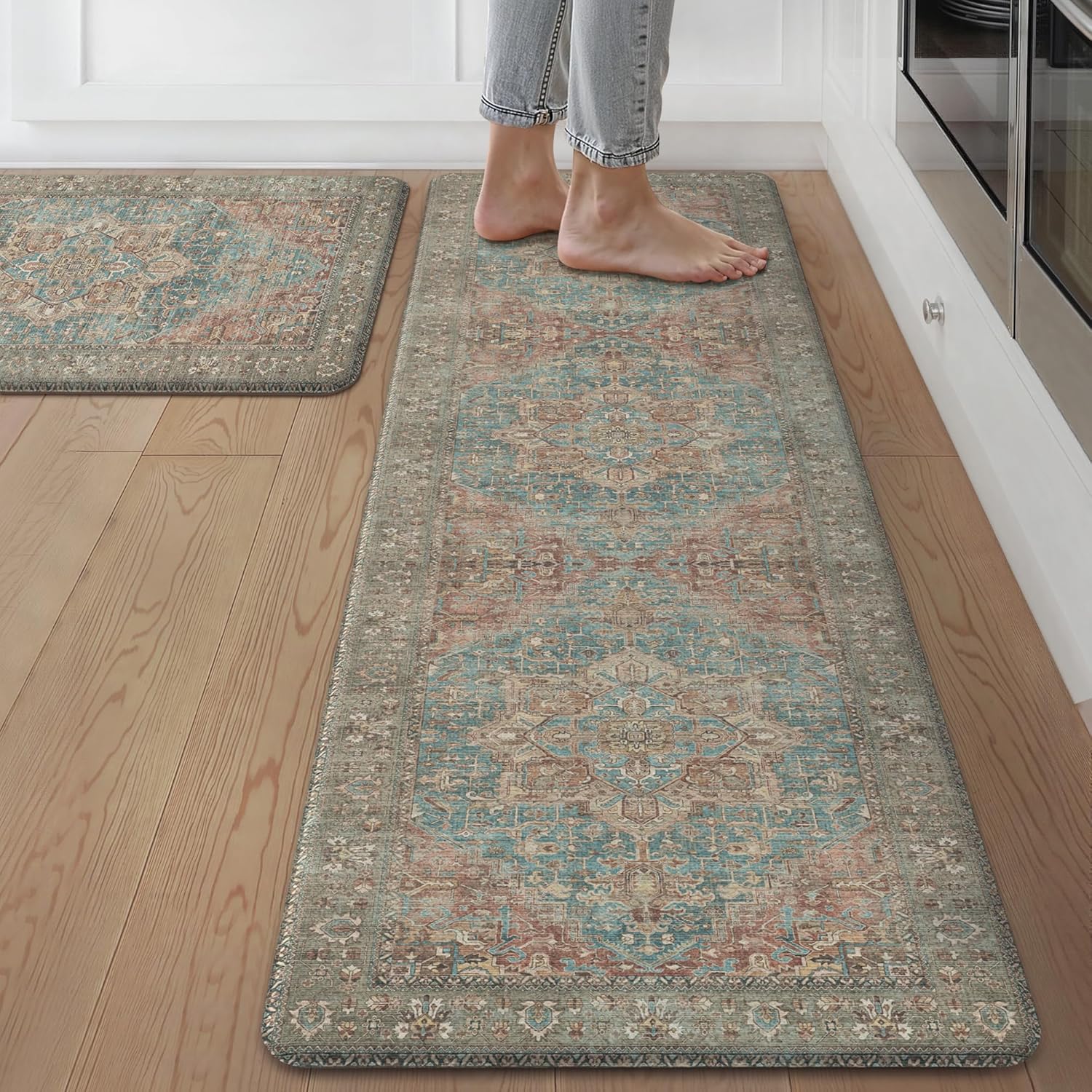GENIMO Kitchen Mats for Floor 2PCs