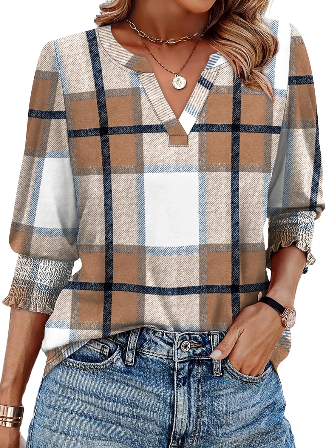 Trendy Summer Fall Blouse for Women
