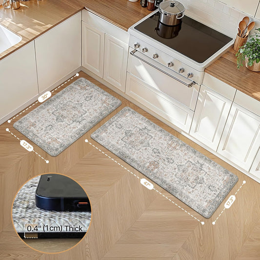 GENIMO Kitchen Mats for Floor 2PCs