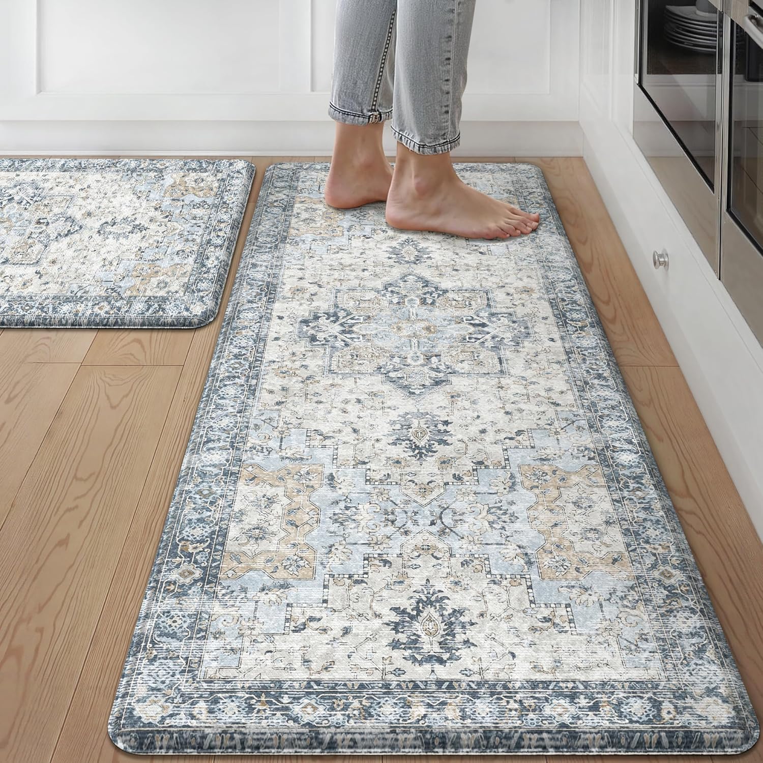 GENIMO Kitchen Mats for Floor 2PCs
