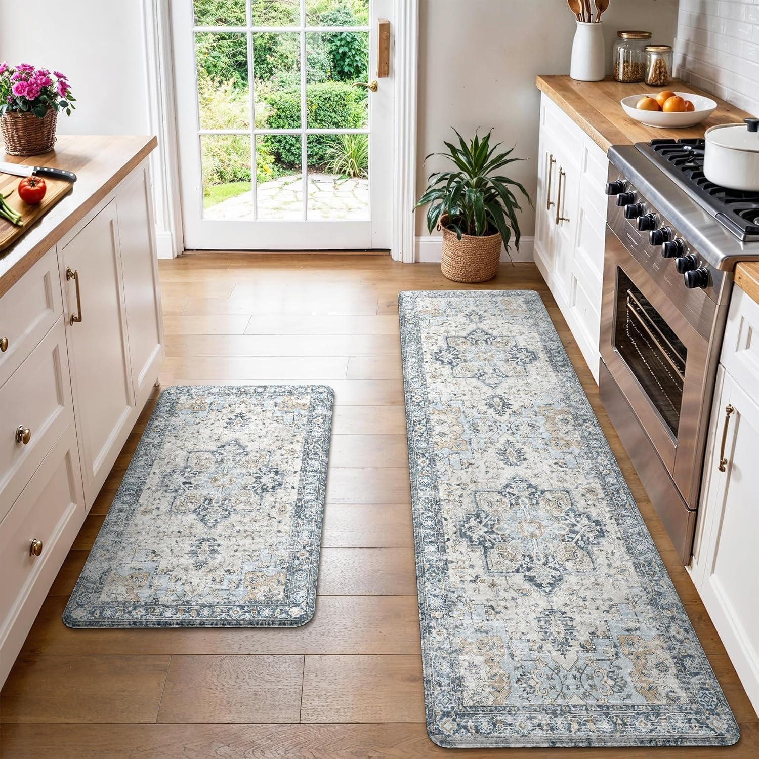 GENIMO Kitchen Mats for Floor 2PCs