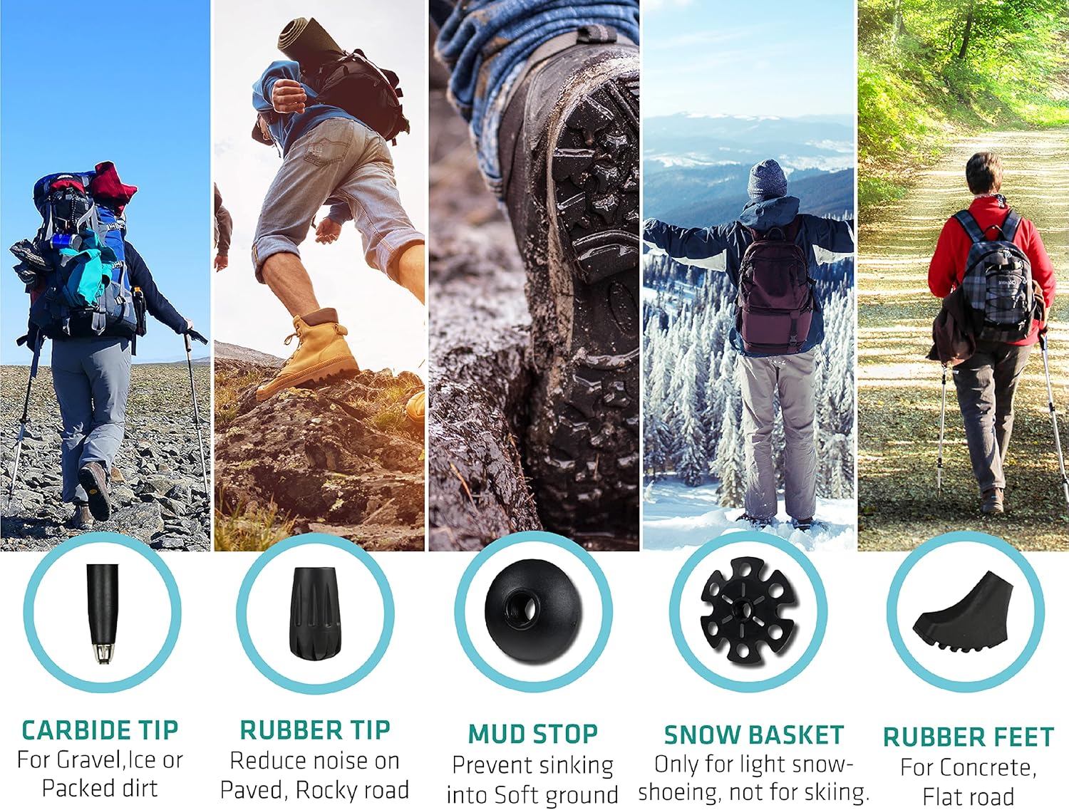TREKOLOGY Trek-Z Trekking Poles Lightweight