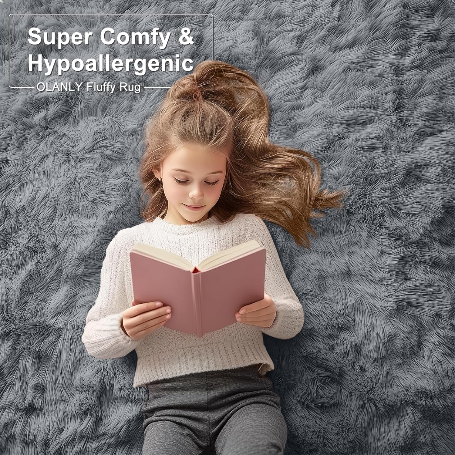 OLANLY Area Rugs for Living Room Bedroom