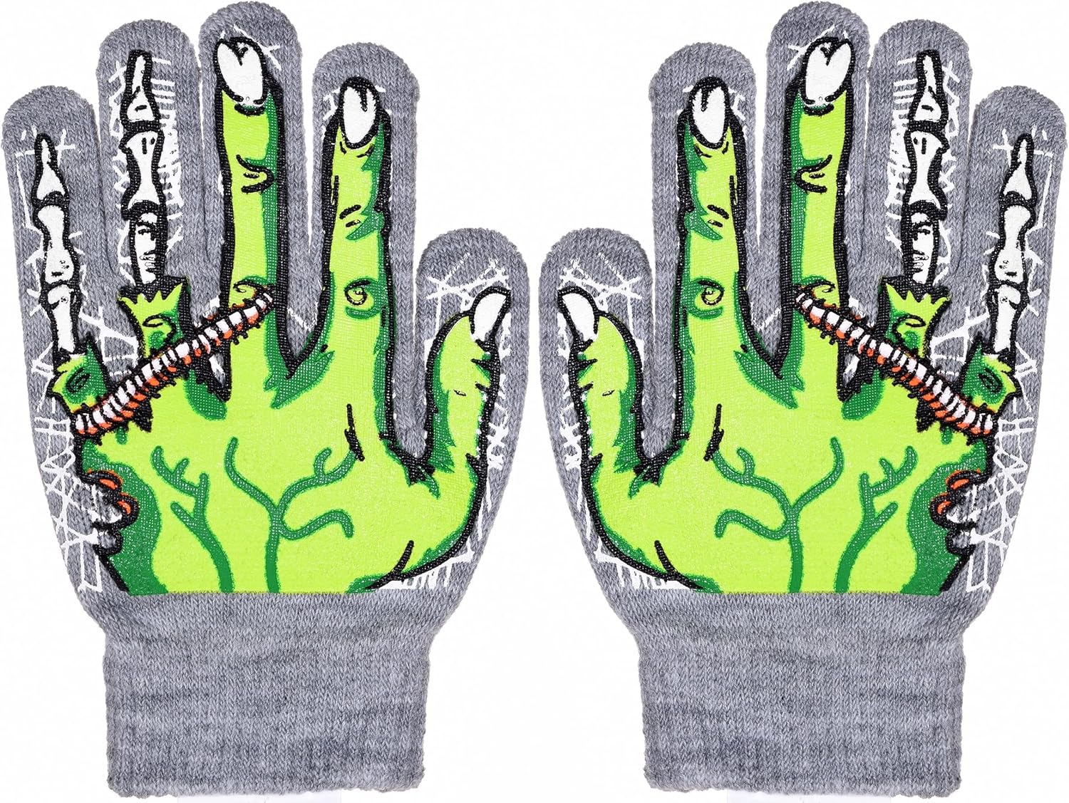 Boy's Skeleton Knit Beanie with Eye Holes