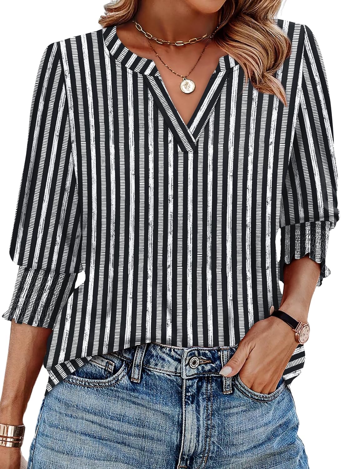 Trendy Summer Fall Blouse for Women