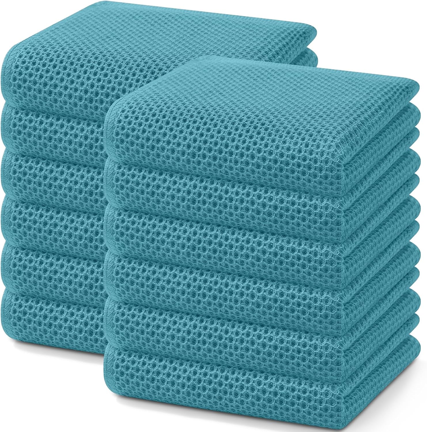 Homaxy 100% Cotton Waffle Dish Cloths