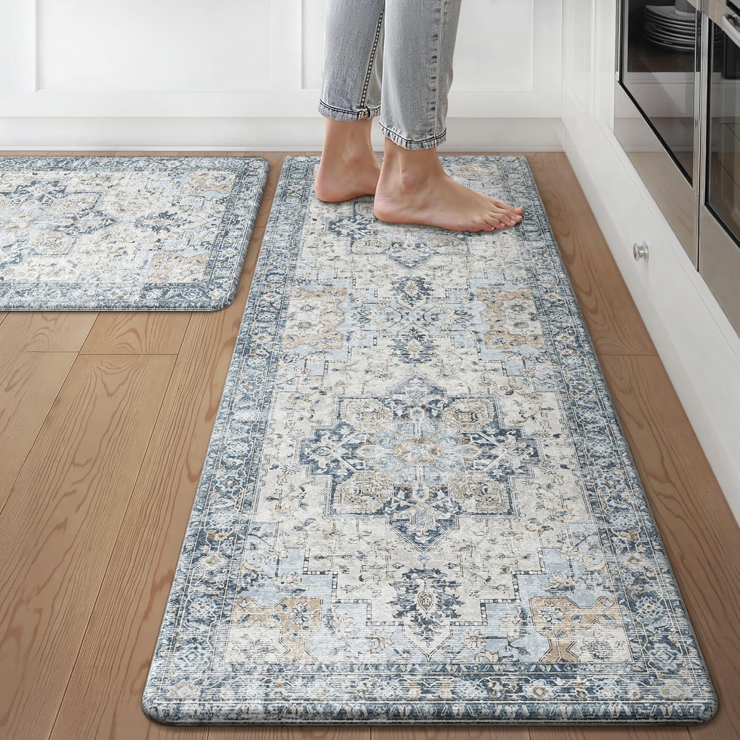 GENIMO Kitchen Mats for Floor 2PCs