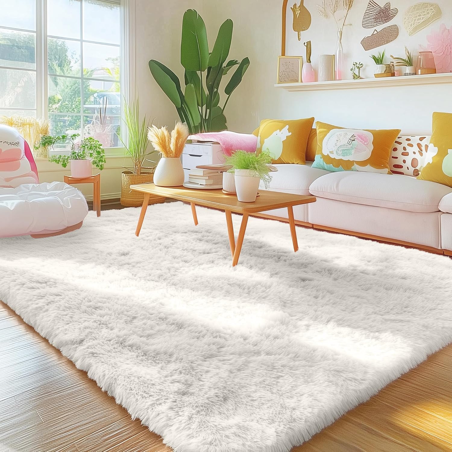 OLANLY Area Rugs for Living Room Bedroom