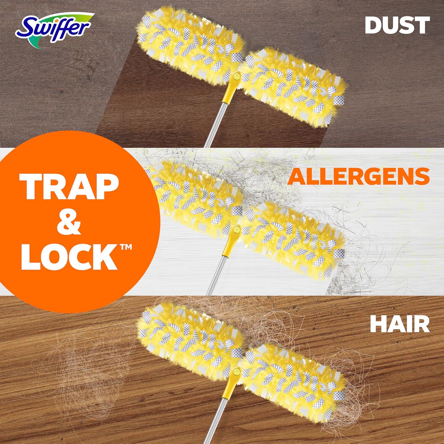 Swiffer Duster Kit with 6 ft Super Extendable Handle