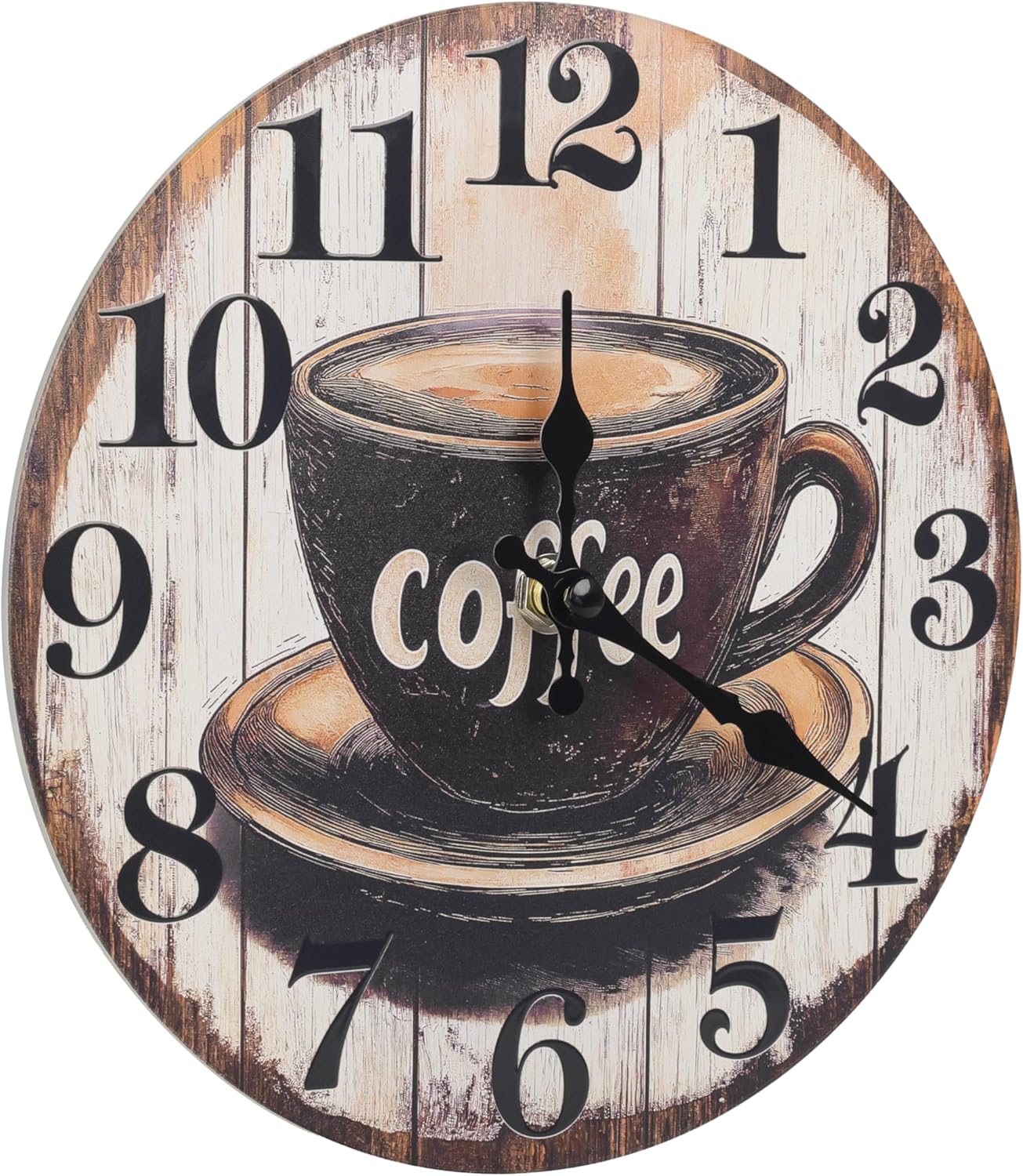 Large Kitchen Vintage Coffee Sign Decor Wall Clocks
