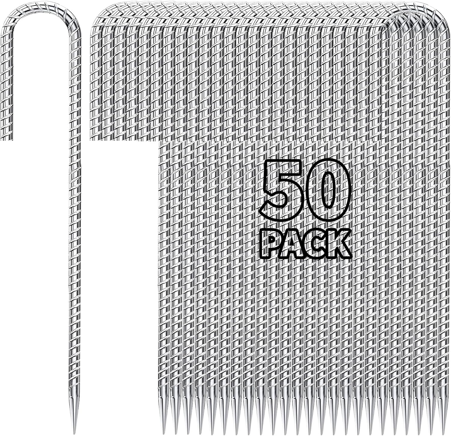 12 Inch Rebar Stakes J Hook Ground Stakes