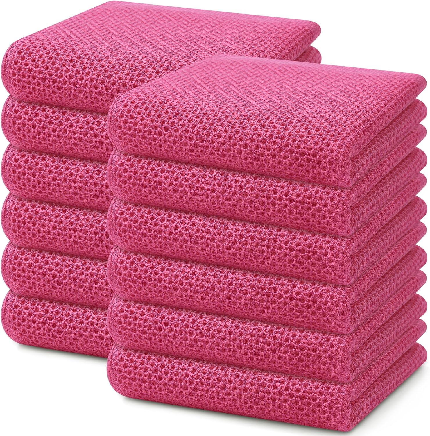 Homaxy 100% Cotton Waffle Dish Cloths