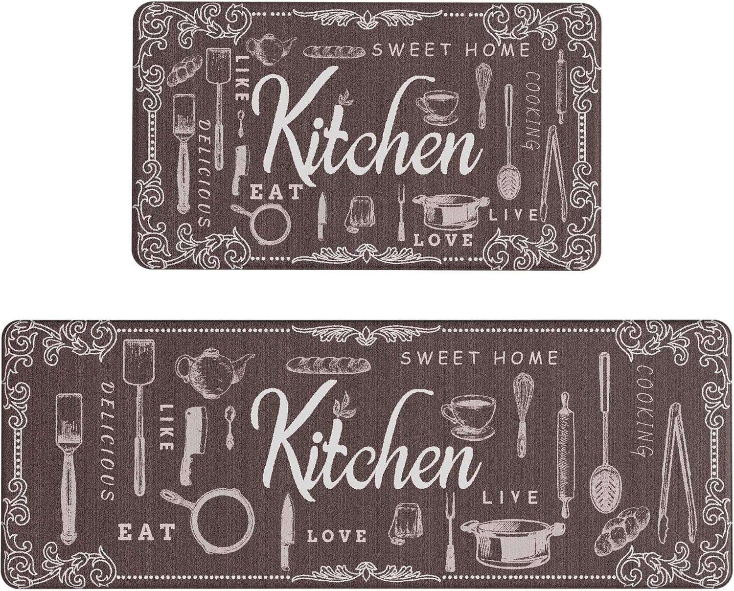 GENIMO Kitchen Mats for Floor 2PCs