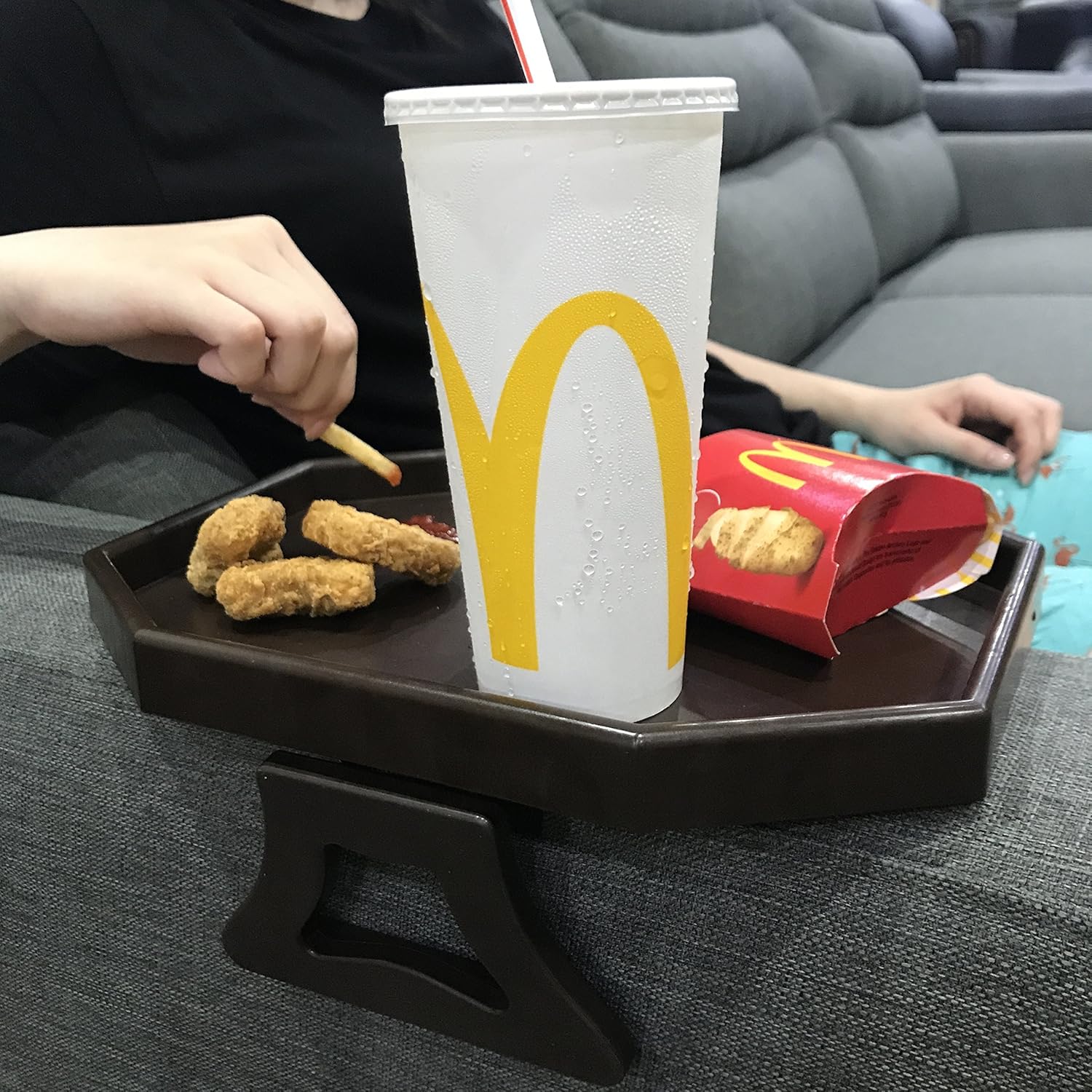 Sofa Arm Clip Table Armrest Tray Table