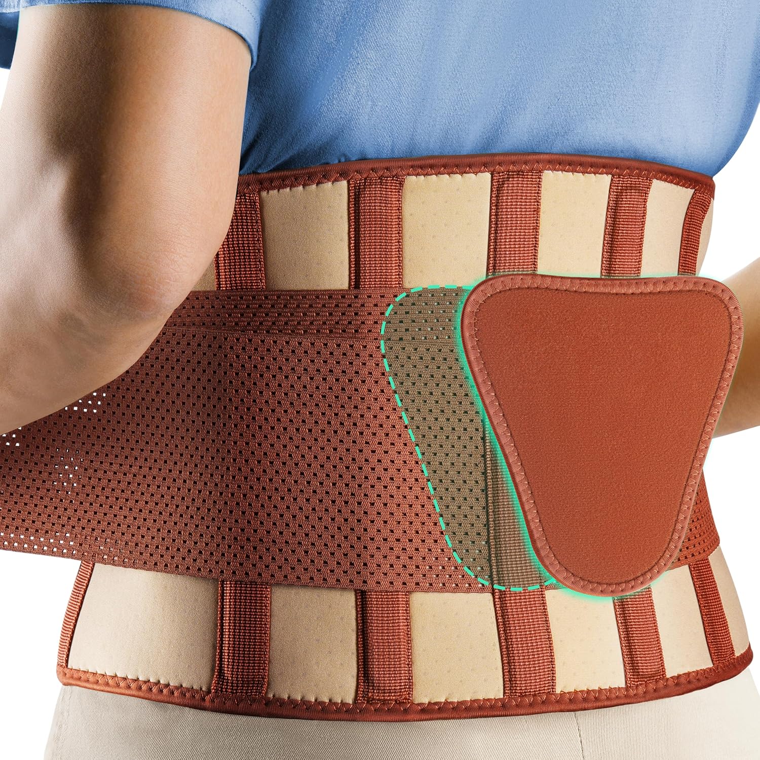 FEATOL Back Brace Support Belt for Back Pain